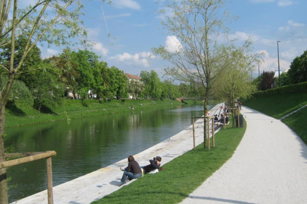 Апартаменты Riverside Ljubljanica With Private Parking Любляна Экстерьер фото
